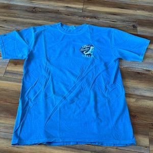 Crazy Shirt Hawaii Large Blue Gecko Lounge L Lizard T-shirt Short Sleeve